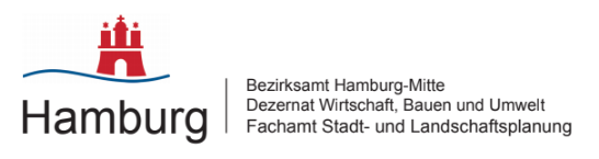 Bezirksamt Hamburg-Mitte, Dezernat Wirtschaft, Bauen und Umwelt, Fachamt Stadt- und Landschaftsplanung